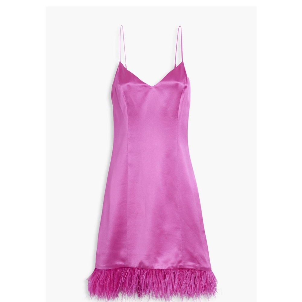 CAMI NYC Roxanne Feather Dress NWT